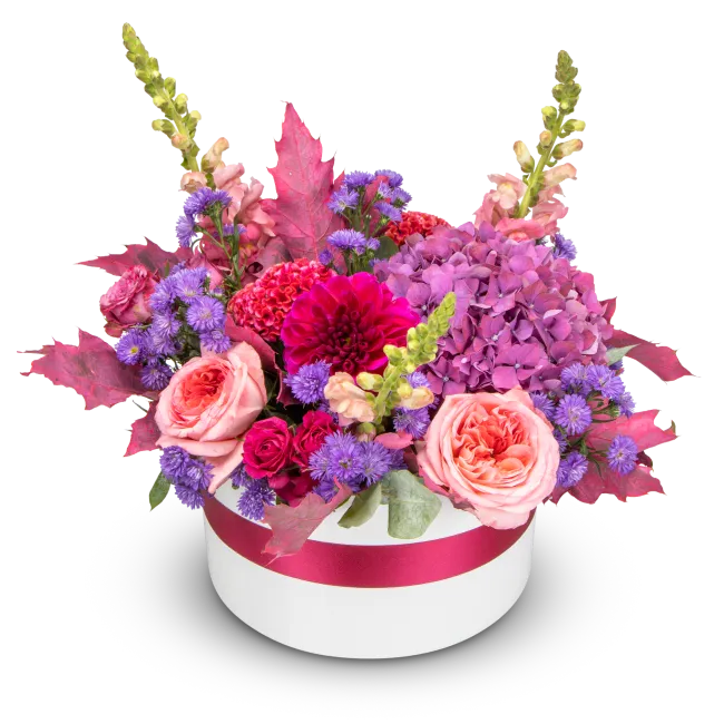 autumn flower box